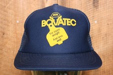 Vintage ROCHE BOVATEC Cattle Feed Additive Blue Mesh Snapback Trucker Hat
