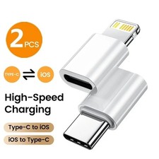 USB-C to 8pin Adapter Fast Charging Converter for iPhone & iOS Devices.