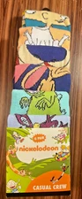 Nickelodeon Rugrats Ren Stimpy Socks 6 Pair Crew Socks Size 8-12 Mens Bioworld