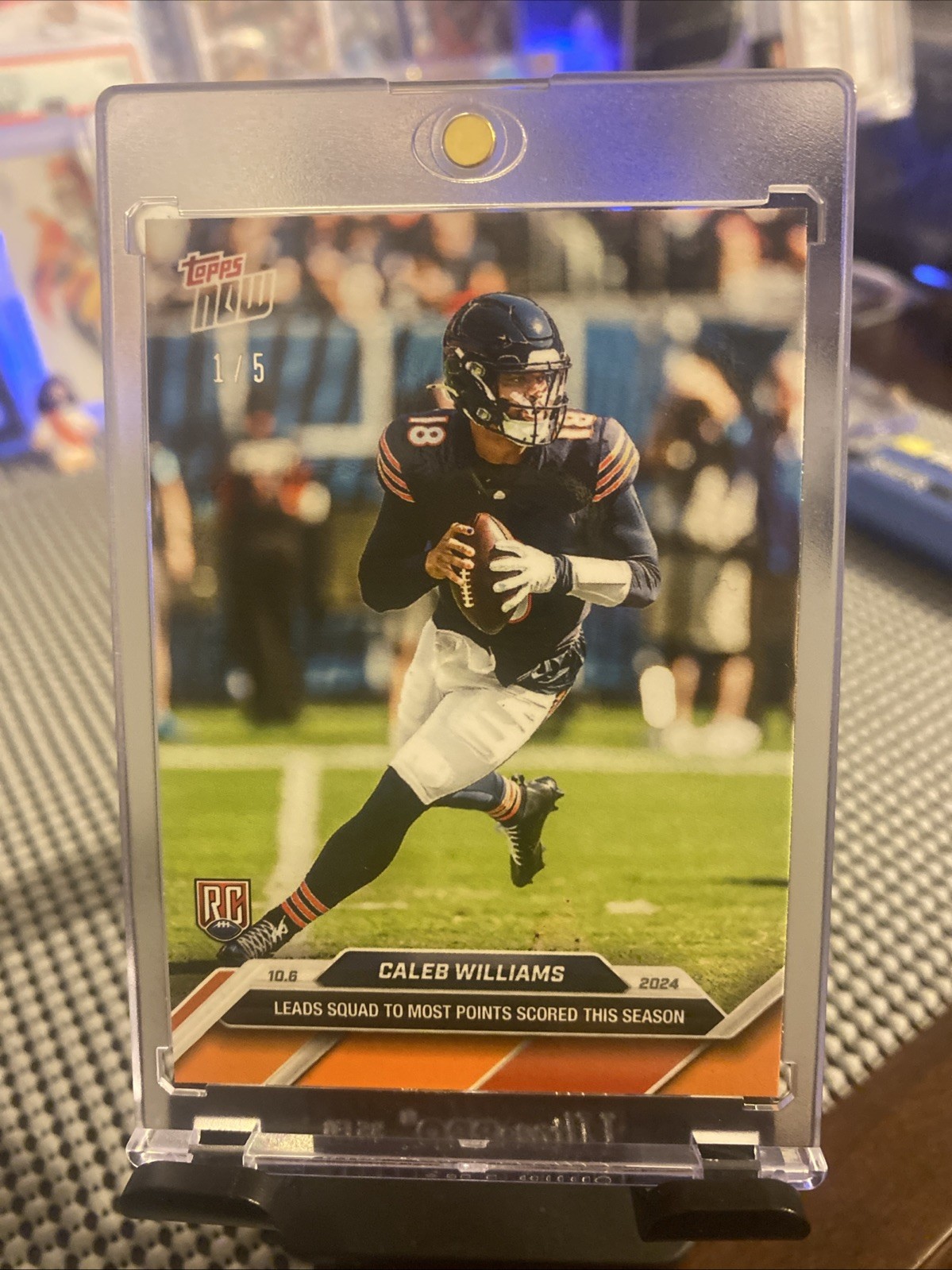 2024 TOPPS NOW ORANGE #8 CALEB WILLIAMS 1/5