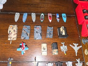HUGE Lot of Micro Machine 1980s Galoob Buildings Cars Boats Planes ACCESSORIES