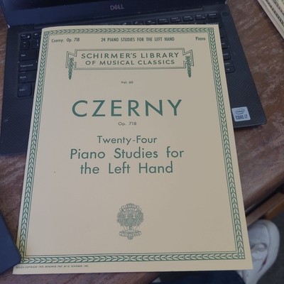Czerny: Twenty-Four Piano Studies for the Left Hand, Op. 718 (English) Paperback