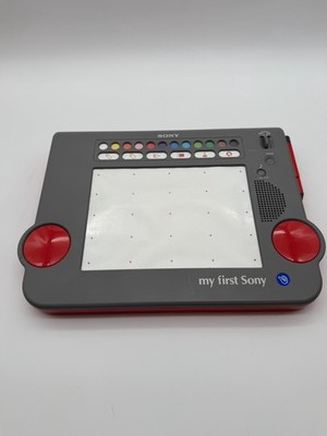 Sony My First Sony Electronic Sketch Pad HB-A5050 Red Vintage Toy Untested Clean