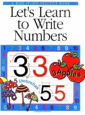 Let's Learn to Write Numbers: A - Spiral-bound, by No author - Acceptable