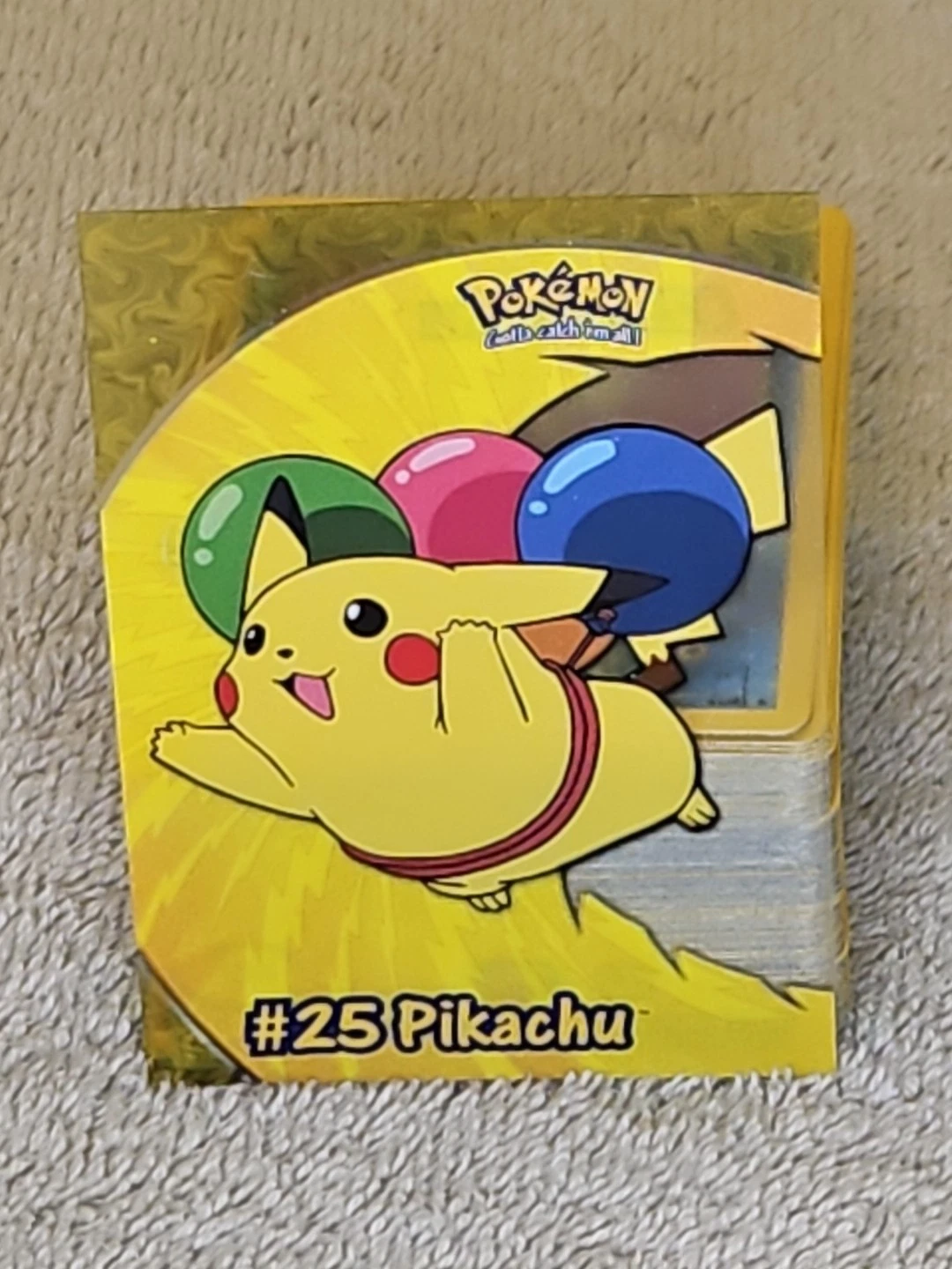 2000 Topps Pokemon Pikachu PC1 #25 TV Animation Clear Card MINT