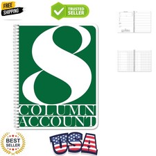 8 Column Ledger Book/Account Book/Accounting Ledger/Notebook Eight Columns Co...