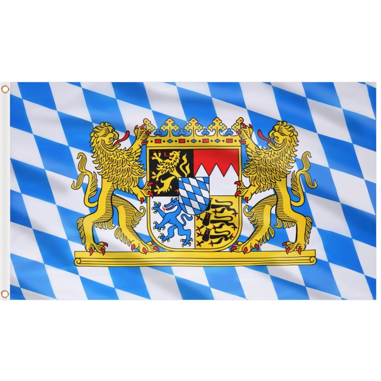 Bayern Flagge Oktoberfest Bayerische Fahne Flagge 150×90 cm