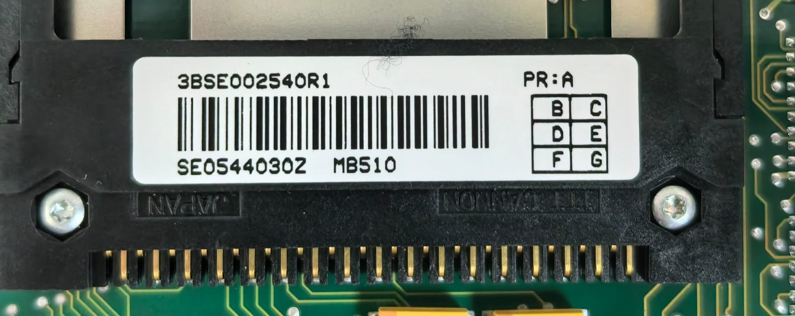 ABB MB510 3BSE002540R1 ABB MB510 3BSE002540R1 ANALOG INPUT MODULE 7
