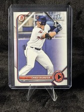 2022 Bowman Draft Chase Delauter #BD-49 Cleveland Guardians 1st Rookie RC