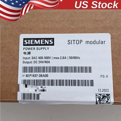 In Stock US 6EP1437-3BA00 New Siemens SITOP Power Supply in Box