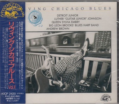 Living Chicago Blues Volume 4 Detroit Junior Luther Johnson etc JAPAN CD NEW