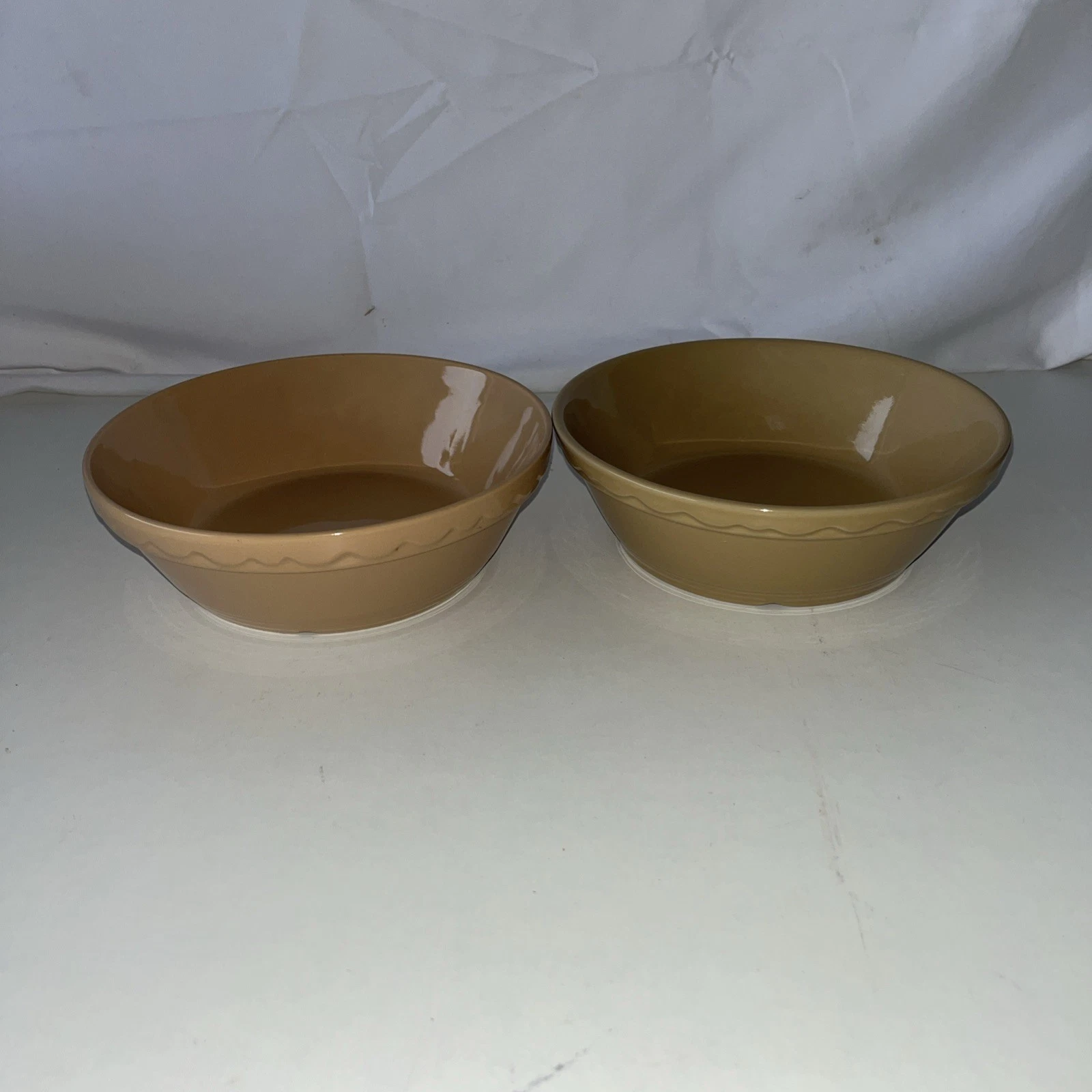 2 Vintage Mason Cash Pie Dish Size 4: Church Gresley England Ovenware VGC