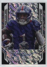 2021 Leaf Metal Draft Portrait Black Marble 9/15 Pooka Williams Jr Auto 3d1