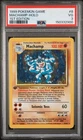 1999 POKEMON BASE SET 1ST EDITION #8 MACHAMP-HOLO PSA 3