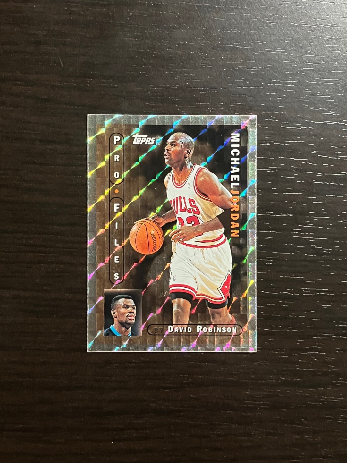 MICHAEL JORDAN 1996-97 Topps Pro Files Card #PF3 Chicago Bulls HOF