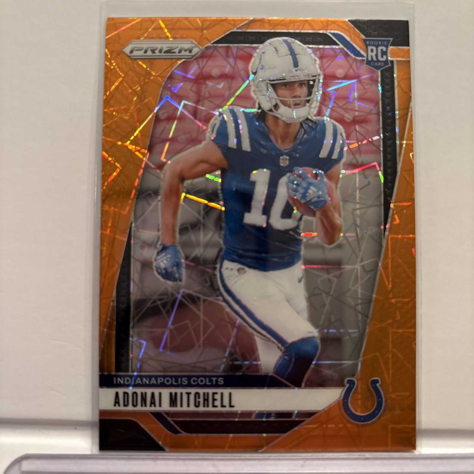 2024 Panini Prizm - Rookies Lazer Prizm #303 Adonai Mitchell (RC)