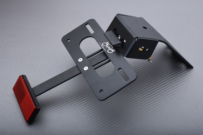 Support de plaque haut de gamme en alu pour KTM 1290 SuperDuke R 2020-2022 noir