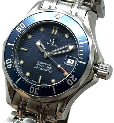 OMEGA Seamaster300 2583.80 Date Navy Dial Quartz Ladies Watch_955243 Buy Watch Omega Stainless Steel 2583.80.00 | SwissWatchExpo main image 4