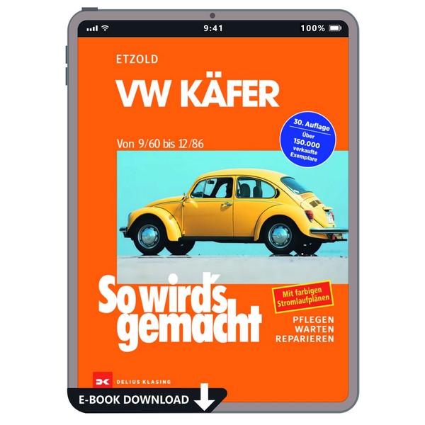 VW KäFer Typ 1 09.1960-12.1986 So Wird's Gemacht Reparaturanleitung E-Book PDF-image