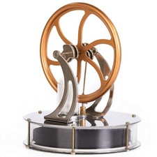 Sunnytech Low Temperature Stirling Engine Motor Steam Heat Small, Gold