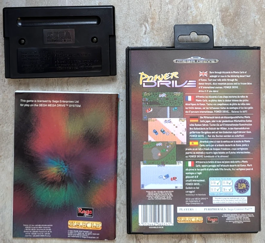 RARITÄT - Power Drive - SEGA Mega Drive Spiel - Bild 2 von 4
