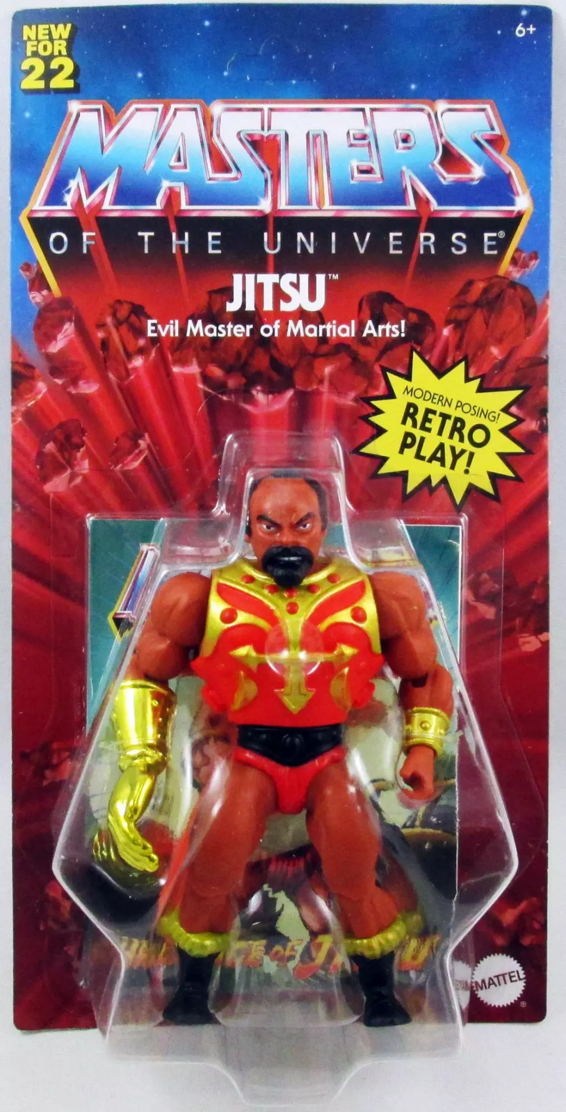 Jitsu MOTU Origins jouet rétro figurine articulée Masters of the Universe USA