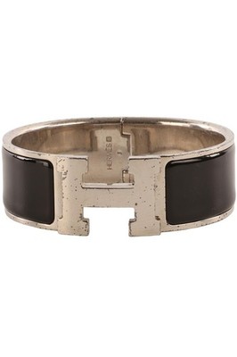HERMÈS ARMBAND SCHWARZ CLIC CLAC