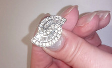 Smeraldo Baguette Ciondolo Argento Sterling 925 Marchiato Tutti Catena Smeraldo Baguette Ciondolo Argento Sterling 925 Marchiato Tutti Catena