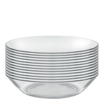 [Packung 6] Lys Jumbo-Domkalotte Suppenteller Klar 17.5cm (Duralex)