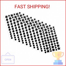 600pcs Black Pimple Patches, 240 Round Face Pimple Cover, 240 Small Star Acne Pa