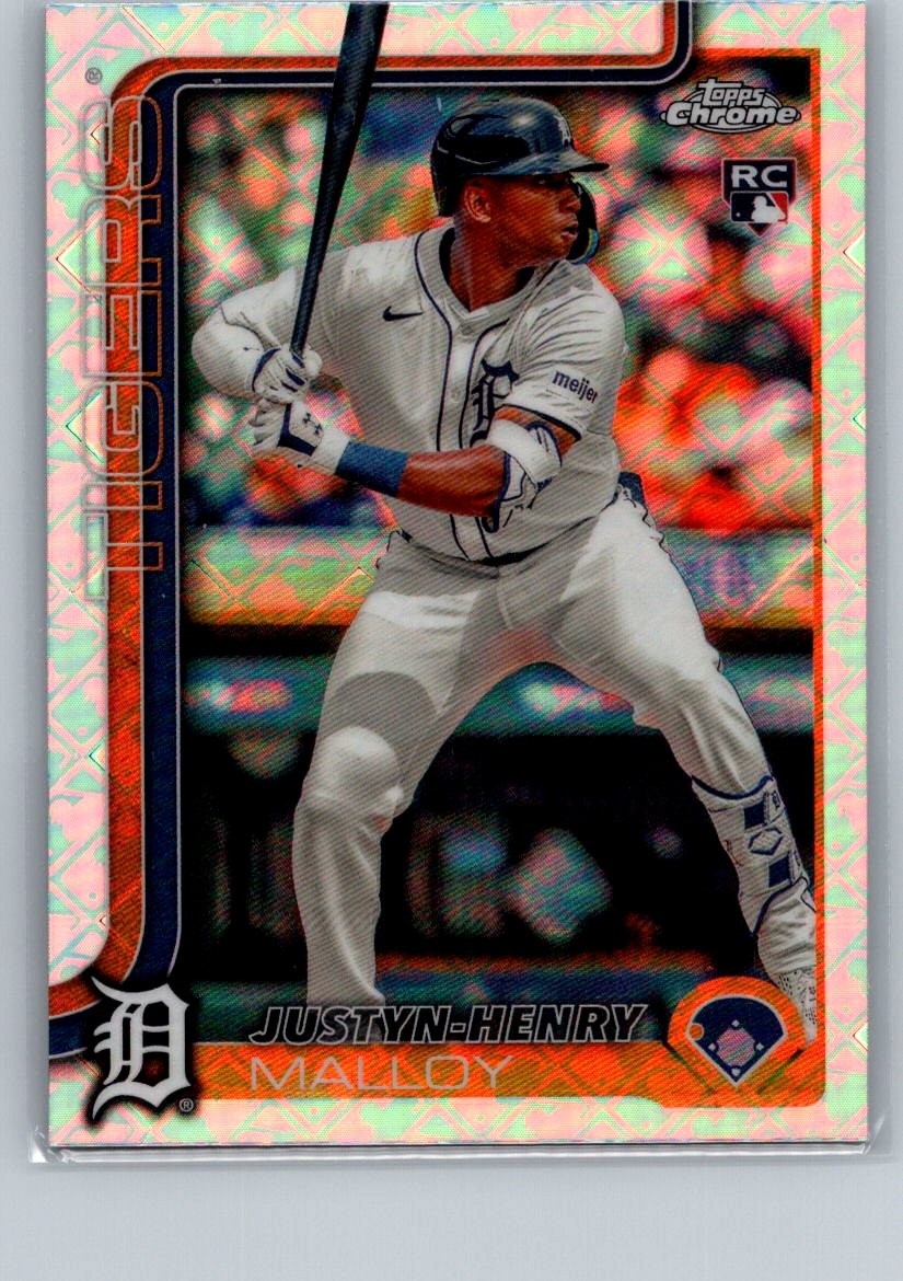 2025 Topps Chrome Logofractor Edition #224 Justyn-Henry Malloy