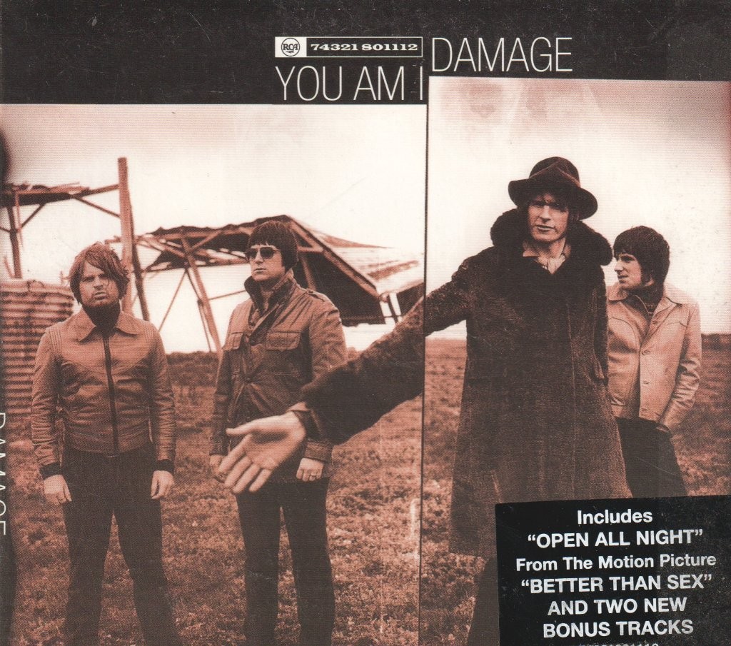 You Am I Damage CD Australia Rca 2000 single digipak has info sticker on front