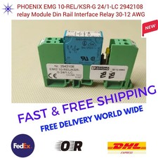 PHOENIX EMG 10-REL/KSR-G 24/1-LC 2942108 relay Module Din Rail Interface Relay