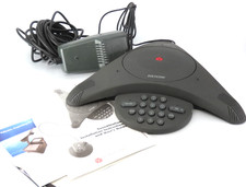Polycom Soundstation Model 2201-03308-001G with Power Supply Conference Speaker
