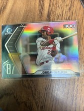 2022 Bowman - Chrome Bowman Scouts Top 100 #BTP-87 Jordan Walker (RC)