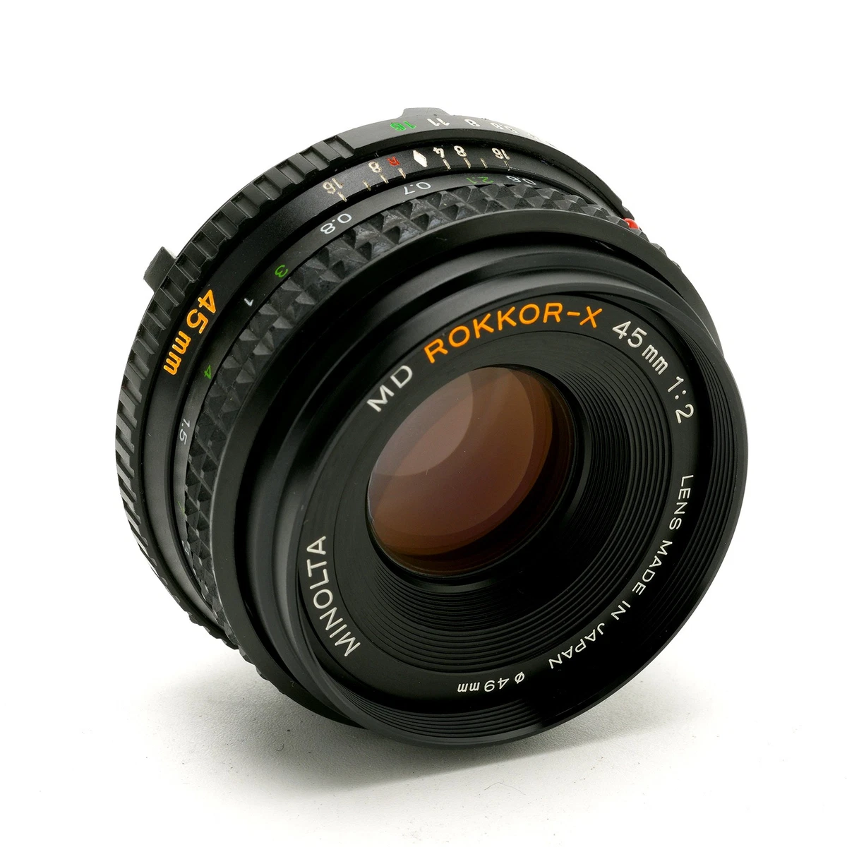 Minolta MD 45mm f/2 Rokkor-X Lens | eBay