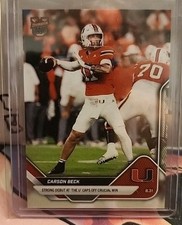 2025 Bowman U Now Carson Beck Strong Debut 