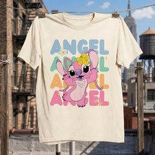 Disney Stitch Angle Natural Unisex Gift For Friends 9