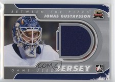 2011-12 ITG Between the Pipes Game-Used Silver Jersey /140 Jonas Gustavsson jg3