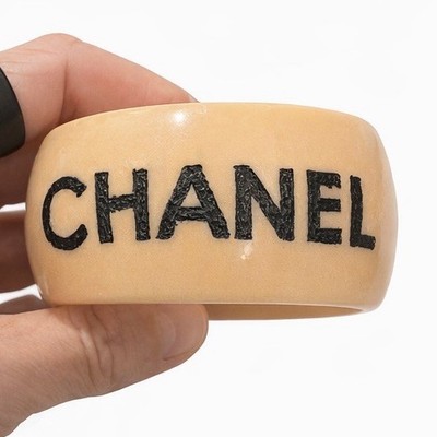 JKC Ripped off by CHANEL bangle Beige Used | eBay