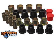 Energy Suspension Control Arm Bushing Set - Black - Front - Performance Polyuret