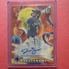 Topps 2025 Bowman Chrome Melt Mashers Jac Caglianone Orange Auto /25 Royals MM-…