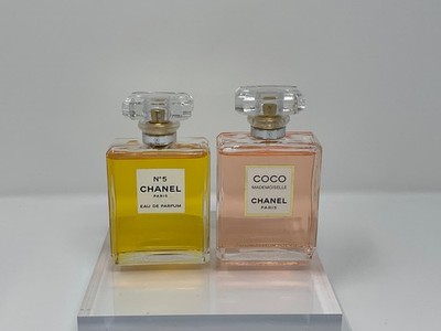 Authentic CHANEL No 5 Parfum & Coco Mademoiselle  Glass Bottles Store Displays
