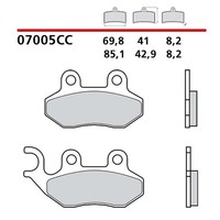 Brembo VORDERRADBREMSBELAGE-KIT Fur Sym Fur Symphony S E4 Cbs 125 17-20-COD. 070
