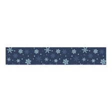 Snow Day Washi Tape-Blue Snowflake Storm