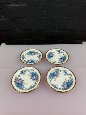 Royal Albert Moonlight Rose Runde Untersetzer Schmuck Geschirr 4,75'' 4er Set 1.