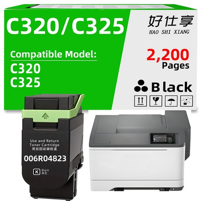 #ad C320 C325 Black Toner Cartridge 2200Pages Compatible for Xerox C320 DNI C325 DNI $99.99