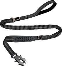 Tactical Heavy Duty Bungee Dog Leash for Medium Large Dogs That Pull, Military K