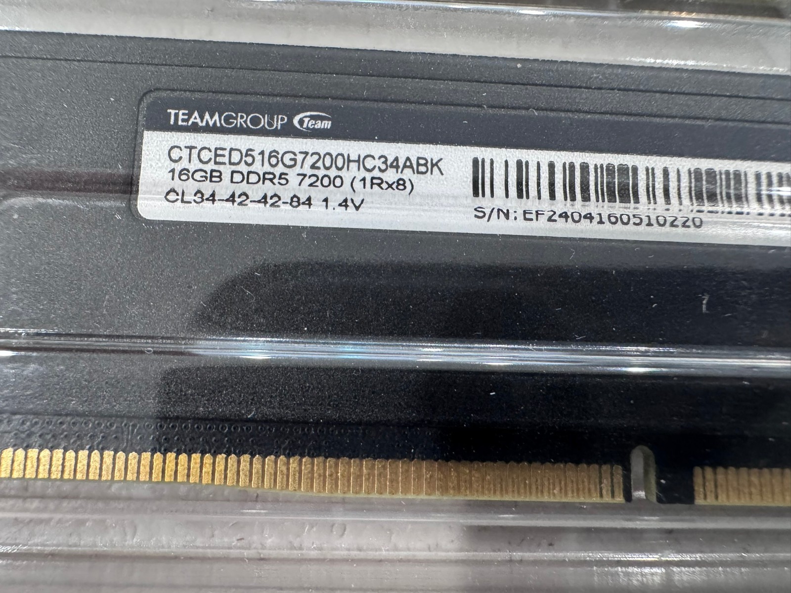 TEAMGROUP T-Create Expert Overclocking 10L DDR5 32GB Kit (2 x 16GB) 7200MHz