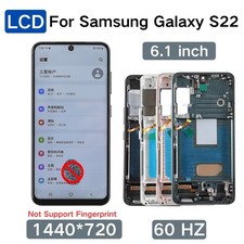 For Samsung Galaxy S22 5G SM-S901 Incell LCD Display Screen Replacement Frame